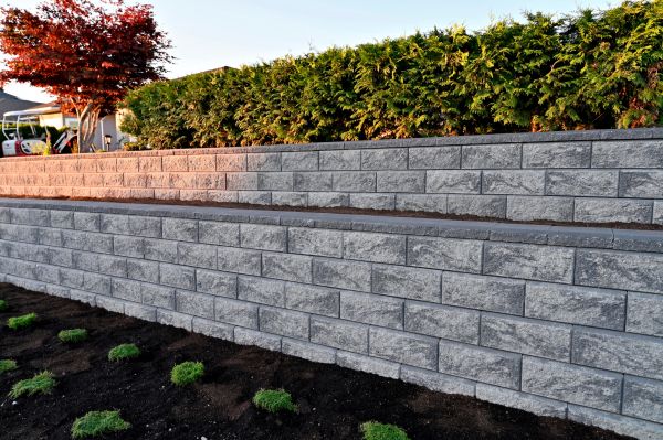 Concrete Retaining Wall Installation in Sterling
