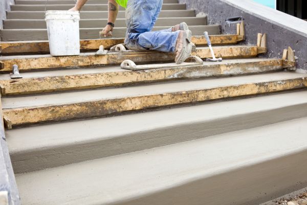 Concrete Steps Pouring in Sterling
