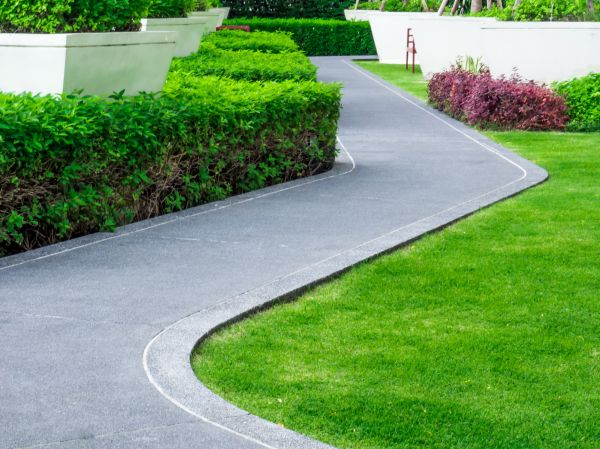 Walkway Curb Installation in Sterling