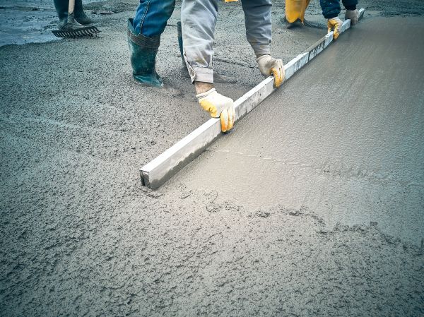 Cement Slab Installation in Sterling