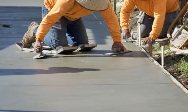Cement Pad Construction in Sterling