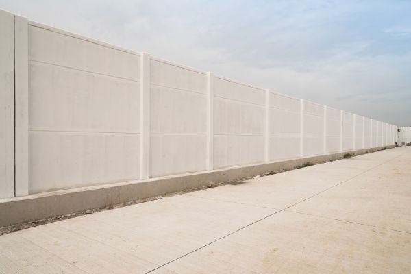 Concrete Fence Construction in Sterling
