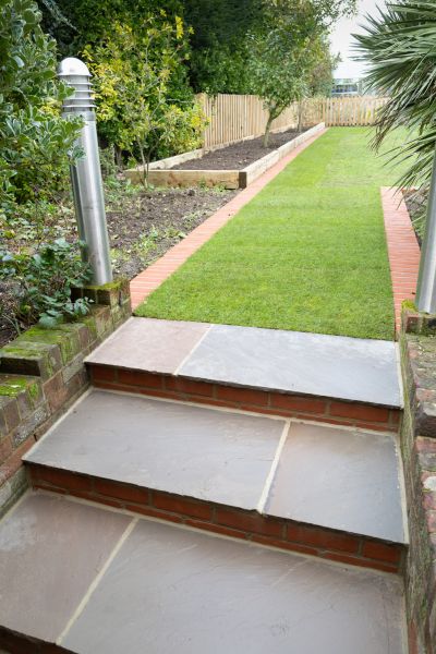 Backyard Steps Installation in Sterling