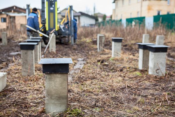 Concrete Piling Installation in Sterling