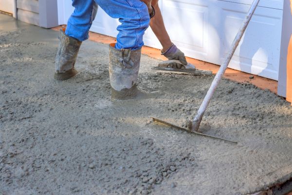 Driveway Slab Construction in Sterling