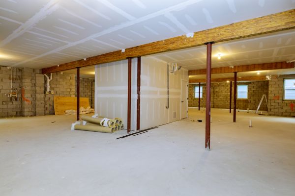 Basement Slab Installation in Sterling