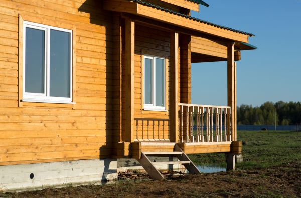 Cabin Footing Construction in Sterling