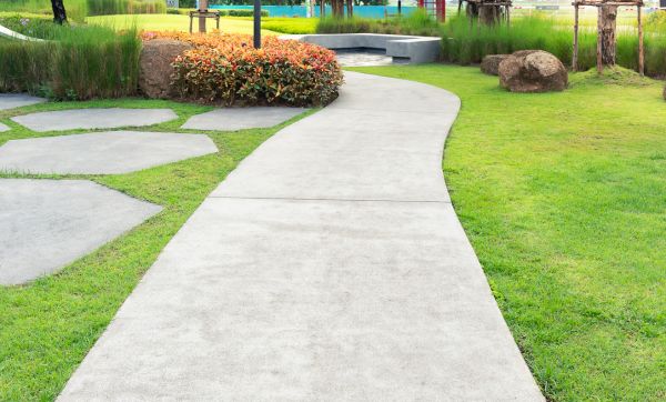Concrete Sidewalk Installation in Sterling